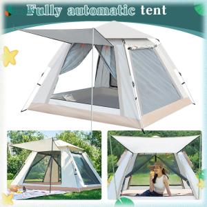 JOCESTYLE Instant Pop Up Tent Automatic Camping Tent with Mesh Window Pop-Up Camping Tent Waterproof Foldable for Outdoor Camping
