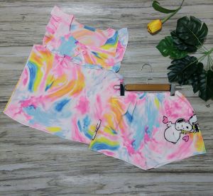 Bộ đồ vải lụa phối bèo cho bé gái từ 33-38kg thời trang trẻ em NOVA SHOP