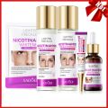 ที่ทำความสะอาดครีมบำรุงหน้า Masker Krim กระ Lissng SADOER Nicotinamide ไวท์เทนนิ่งโทนเนอร์แยกชั้นดูแลผิว. 