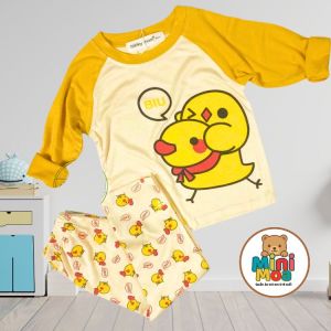 Bộ Dài Tay Bé Minky Mom – Thun Lạnh Mát In Hình Dễ Thương | Mặc Ở Nhà Ngủ Điều Hòa | TD-IN43