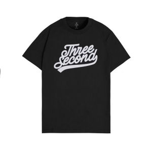 3Second Kaos Pria Katun Lengan Pendek Typography OL-C381223