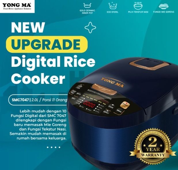 Rice Cooker Magic Com Digital Yong Ma Yongma Smc 7047 N Smc7047