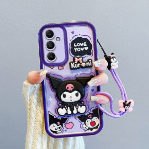 Phone Case Samsung Galaxy S25 Ultra + Plus 5G Casing New Design Cute 3D Cartoon Doll Bear Dog Kuromi Silicone Lens Protection Soft Cover with Short Lanyard