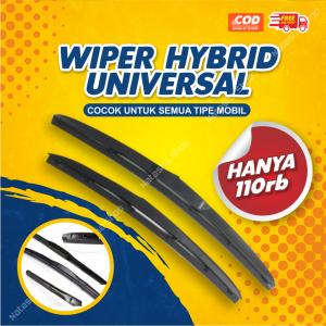 Wiper Hybrid Universal Cocok Untuk Semua Tipe Mobil Bisa COD
