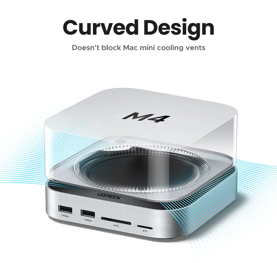 UGREEN Mac mini M4/M4 Pro 専用 USB-Cハブ & b UGREEN Mac mini M4/M4 Pro 専用 USB-Cハブ & b UGREEN Mac mini M4/