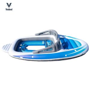 PVC 6 People Inflatable Portable Boat Raft Inflatable Floating Water Row Bed for Camping Lakes & Rivers [Vodool Shophouse]