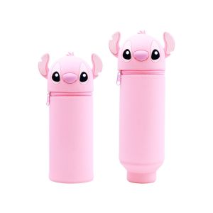 MMLUCK ตะเข็บตะเข็บตะเข็บ เคสใส่ดินสอลายการ์ตูน กันน้ำกันน้ำได้ จุได้มาก กล่องเก็บปากกา สร้างสรรค์และสร้างสรรค์ อินส์ กระเป๋าดินสอซิลิโคน สำหรับนักเรียน