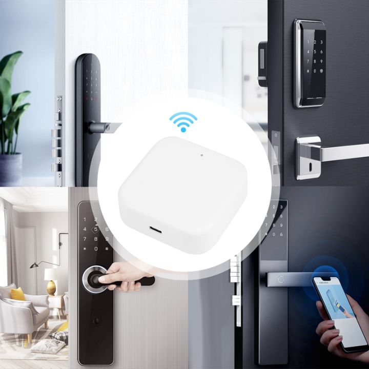 Bluetooth Wifi Gateway Fingerprint Password Smart Electronic Door Lock ...