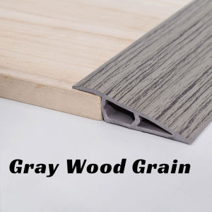 Floor Edge Trim Transition Strip for Laminate Wood Tile Floor Doorway Threshold Strip Self Adhesive Floor Gap Cover Decorative Wood Grain Floor Strip