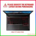 Dfjdr cho ASUS chơi game tuf fx505 fx505ge fx505dv fx505g FX 505 Gd DT GM fx505gm fx505gd fx505dt 15.6 ''bảo vệ Bọc Bàn phím laptop jrtjn. 