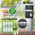 Penapis Air Ice Maker Hot & Cold Water Dispenser FO-1818 ICE MAKING PURIFIER - 4 Stages HALAL Filter. 