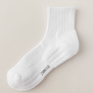 New In Black White Basketball Socks Men Sports Thickened Towel Bottom Breathable Sweat Mens Sokken Football Long Sox Ankle Socks