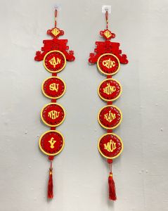 CẶP KHÁNH VUÔNGTRÒN CÂU ĐỐI CHÚC MỪNG NĂM MỚI - VẠN SỰ NHƯ Ý