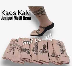 [12 PASANG] kaos kaki jempol wanita motif - Kaos kaki jempol muslim - kaos kaki jempol muslimah