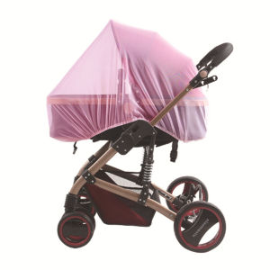 Baby Stroller Mosquito Net Full Coverage Sunshade Breathable Mesh Newborn Stroller Canopy Cover Universal Fit Baby Stroller Accessories