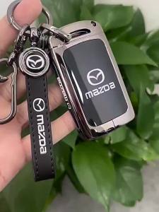 Remote Car Key Case Cover For Mazda 2 3 6 Cx30 Cx3 Cx5 Cx8 Cx9 Cx60 Mx30 Metal Key Fob Shell Full Key Holder