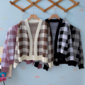 kotak crop cardigan rajut wanita korean style terbaru kekinian viral / baju rajut model terbaru / baju atasan wanita switer rajut import korea / atasan rajut wanita / rajut wanita tebal premium lengan panjang. 