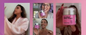 Divine Derriere Brazilian Body Butter Cream Lift and Firm Body Cream with Volufiline Helps Reduce the Appearance of for a Lifted and Firm-looking Derriere Bum Bum Cream 50ml
