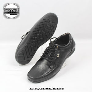 SEPATU KULIT PRIA KERJA KANTOR MODEL SEMI FORMAL TALI 6 HOLE