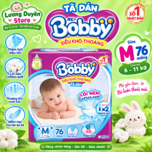 Tã dán BOBBY chính hãng size SX70 S80 M76