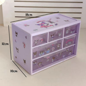 (แถมฟรี!สติ๊กเกอร์)กล่องลิ้นชัก 9 ช่อง กล่องสำหรับจัดเก็บ เก็บอุปกรณ์ กล่องเก็บเครื่องสำอาง