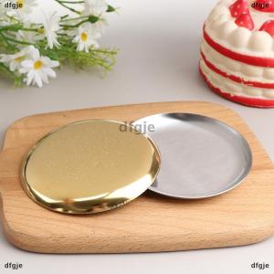 [COD] dfgje Ánh Sáng Sang Trọng Phong Cách Kim Loại Trang Sức Khay Thép Không Gỉ Lưu Trữ Khay Ký Túc Xá Mỹ Phẩm Trang Sức Tấm Trang Trí