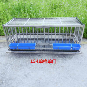 Chicken Coop Quail Cage Chicken Cage Free Household Stainless Steel Cage for Egg Chicken Strong and Durable