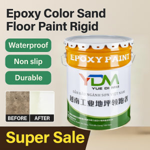 【0 Formaldehyde】Colored Sand Floor Paint Waterproof Wear-Resistant Antislip Color Change Renovation Floor Paint