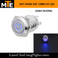 Nút nhấn 12mm giữ trạng thái ON/OFF, chống nước có LED 3-9V, 9-30V, 100-240V ĐẦU CAO - BIỂU TƯỢNG NGUỒN. 