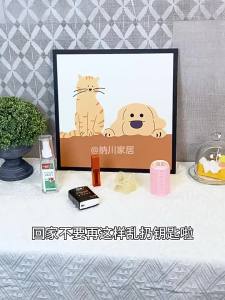 Key storage foyer ornaments entrance household storage rack hanging rack tabletop storage box tray divine artifact light luxury