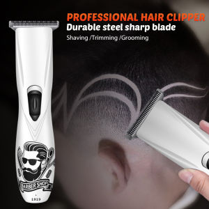 Barber Mens hair trimmer hair clipper electric hair cutting machine barbershop trimming shaving shaver outlinger T-blade beard