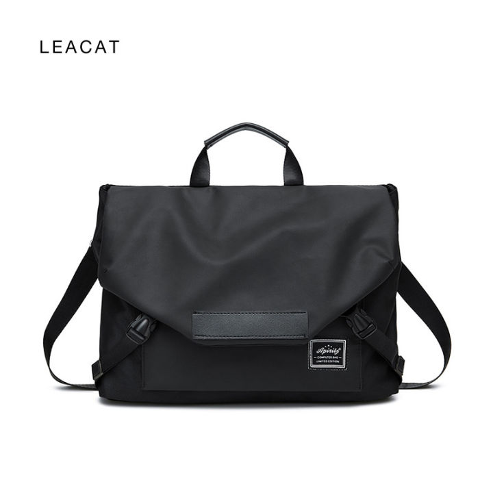 Leacat messenger bag Oxford cloth waterproof 15.6 inch Laptop bag