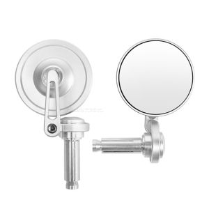 กระจกกระจกด้านข้างบาร์ปลายกระจกกระจกมองหลังรถจักรยานยนต์ CNC สำหรับ Ducati Scrambler Streetfighter มอนสเตอร์สำหรับอุปกรณ์เสริมคาวาซากิ