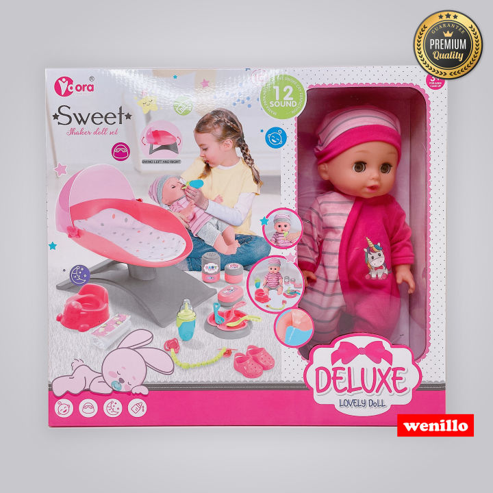 Sweetheart doll sales pram set