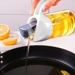 GXY Portable Kitchen Glass Oil Can & Cruet Bottle Condiment Dispenser Storage Tank