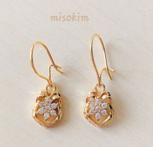 Anting Wanita Model Bintang Enam Gold / Silver Xuping