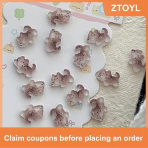 【ZTOYL】 30Pcs Đen Mèo Nút Sáng Tạo Kitty Tabby Cho Tự Làm Túi Trang Trí Nội Thất May Trường Craft Nguồn Cung Cấp