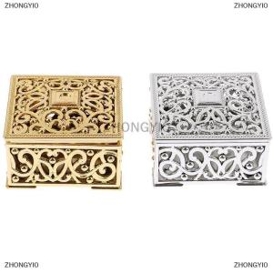 [COD] ZHONGYI0 Plastic Treasure Trinket Box Square Candy Box Treasure Chest Wedding Favor Box