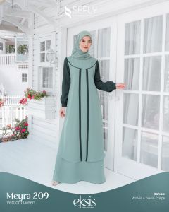 Seply Sarimbit Keluarga Lebaran 2024 / Verdant Green / Fashion Muslim Trendy