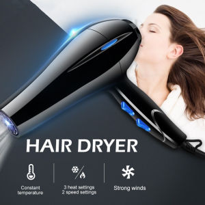 Hair Dryer 9998 800W Pengering Rambut Daya Tinggi Cepat Kering Pengering Rambut Listrik Berkecepatan Tinggi Anion Perawatan Rambut Termostatik