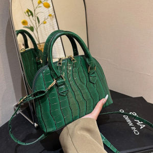 Retro Crossbody Bag for Women Korean Shoulder Bag Stone Pattern Handheld Bag for Women