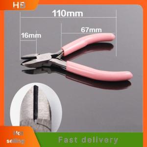 HB Mini Pliers Diagonal Round Bent Needle Nose Handcraft Beading Insulated Cutter Pliers For Jewelry Making Tools