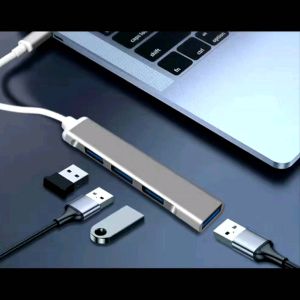 TYPE-C HUB USB HUB MULTIPLE CONVERTER USB SPLITTER 4-PORT HUB High SPEED USB 3.0 5Gbps COMPATIBLE WITH OTGPRINTER LAPTOPCOMPUTER