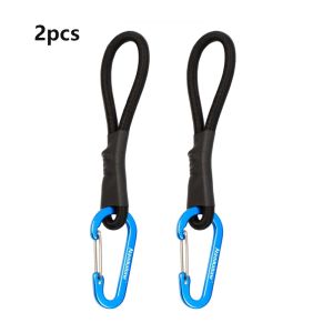 DOOUR 2pcs với móc khóa Carabiner Dây căng lều cắm trại 7.53.08 Nhiều màu sắc Dây thừng đàn hồi có móc Chất lượng cao Móc cài cọc cố định Dành cho phụ kiện tự làm