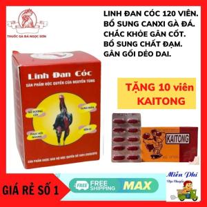 Linh đan cóc TẶNG 10 VIÊN Kaitong Gà chắc khỏe gân cốt gân gối dẻo dai cho gà đá gà đòn gà tre Cự Mạnh Ham Chiến Đấu.LỌ 120 VIÊN