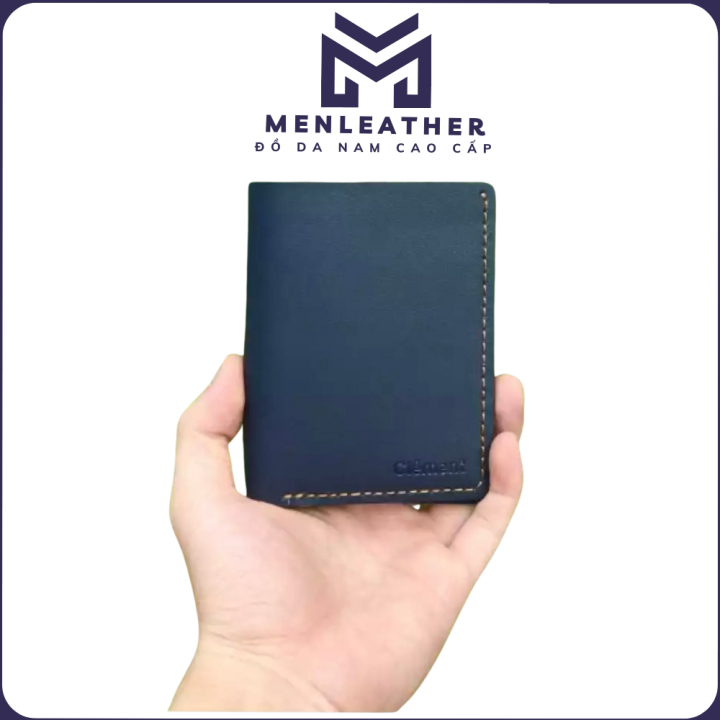 Bóp nam/Ví nam đứng cao cấp da bò handmade VD20-Bảo hành 12 tháng ...