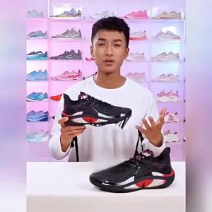 Qiaodan Duya4 Basketball Shoes for Men Spike Low-Cut Stable Shock-Absorbing Non-Slip QXA013253177