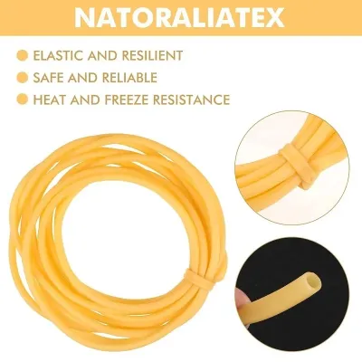 1M/3M Outdoor Rubber Band Slingshots Brand New Slingshot Toy DIY Nature Latex Rubber Hoses High Resilient Elastic Tube Slingshot Catapult competitive competitions fitness training fishing and more