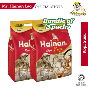 [Twin Pack] Hainan Lao Kopi Susu (2 x 15s x 30g)