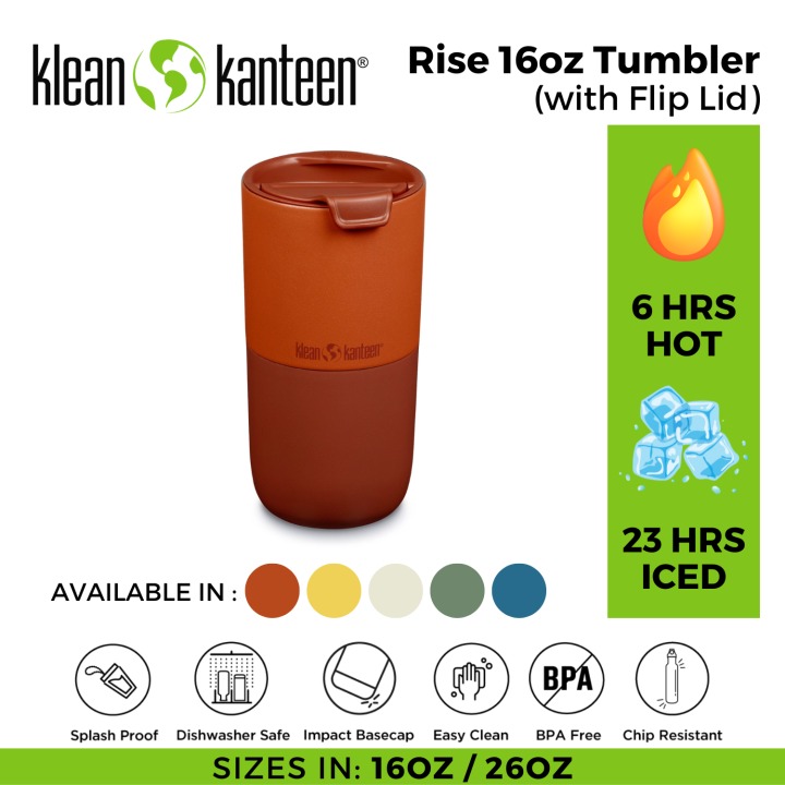 Klean Kanteen Rise 16oz Tumbler (with Flip Lid) Lazada Singapore
